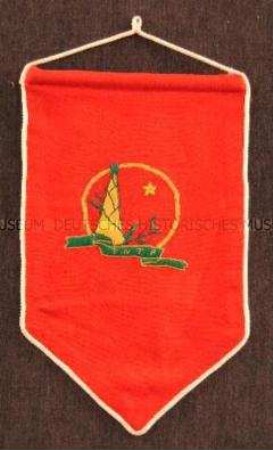 Tischwimpel aus der Demokratischen Republik Vietnam (Nordvietnam)
