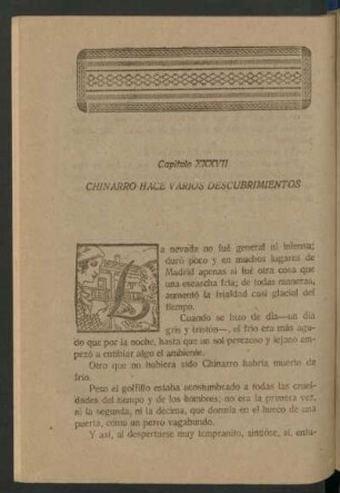 Capítulo XXXVII - Chinarro hace varios descubrimientos