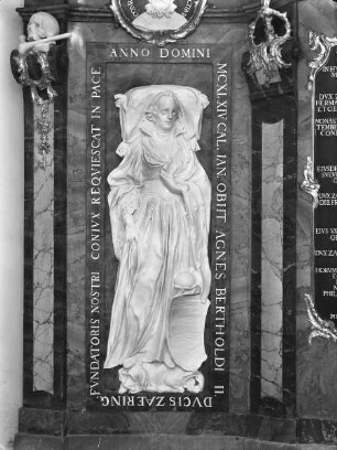 Epitaph für Agnes von Baden