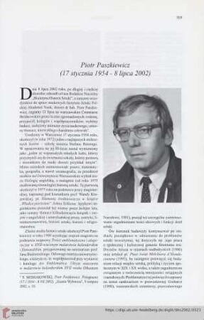 64: Piotr Paszkiewicz : (17 stycznia 1954 - 8 lipca 2002)