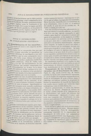 Notas e informaciones de publicaciones científicas