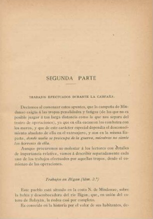 Segunda parte
