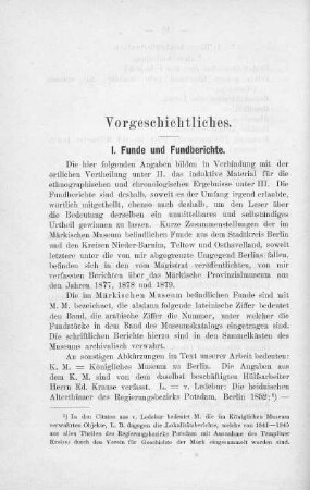 Vorgeschichtliches