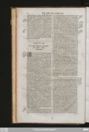 Caput III. De causa efficiente principali, sive autore huius Sacramenti.