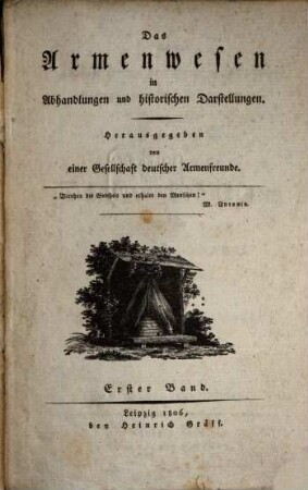 Das Armenwesen in Abhandlungen und historischen Darstellungen, 1