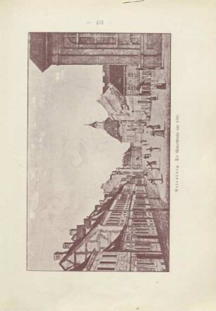 Die Mauerstraße um 1780