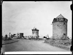 Rhodos, alte Windmühlen