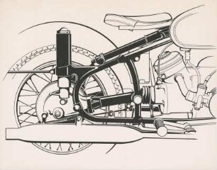 Vollschwungrahmen der Motorräder "R 50" und "R 69" der BMW AG