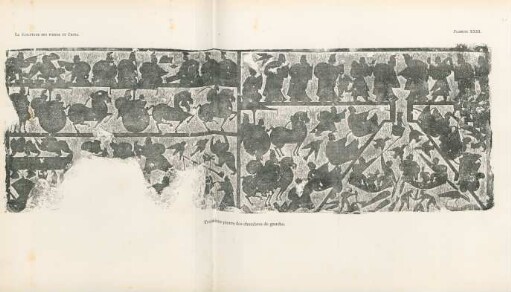 Planche XXIII. Troisième pierre des chambres de gauche