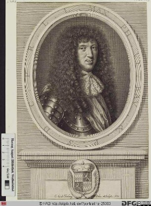 Bildnis Maximilian Philipp, Herzog in Bayern, 1666 Landgraf von Leuchtenberg