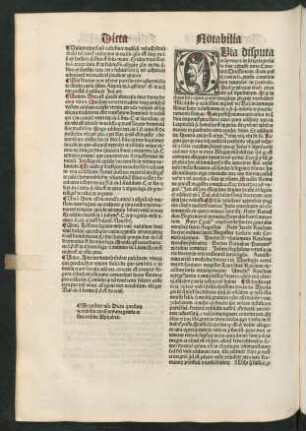 Sequitur nunc Dicta quedam notabilia quasi extravagantia et sine ordine Alphabeti.