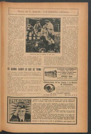 Notas de la guerra.- Los dentistas militares.
