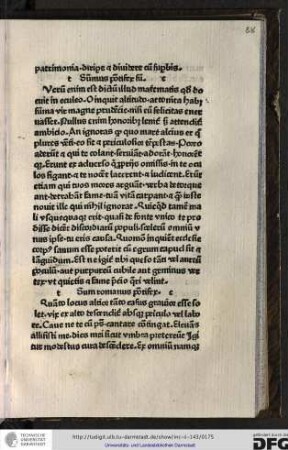 T. Summus pontifex sum.