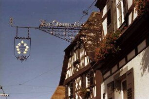 Oberkirch: Historischer Gasthof Obere Linde; Aushängeschild