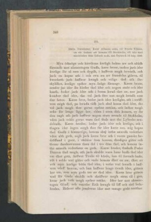 233. [Mätta Ivarsdotter till Svante Nilsson, om sin önskan att tala med sändebuden från Lübeck m. m., dat. Örebro den 19 Aug. 1503.]