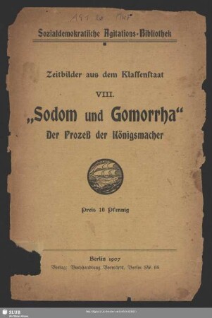 Sodom und Gomorrha : der Prozeß der Königsmacher