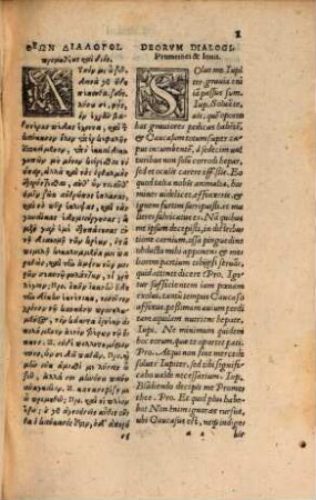Lvciani Samosatensis Dialogi Selectiores, coelestes, marini, & inferni : Graece & Latine editi in usum puerorum