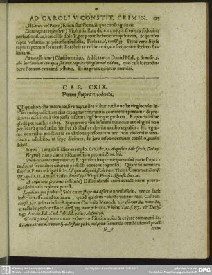 Cap. CXIX. Poena stupri violenti