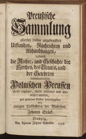 Zehntes Stück