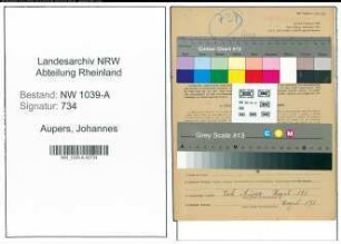 Entnazifizierung Johannes Aupers , geb. 14.07.1891 (Sattlermeister)
