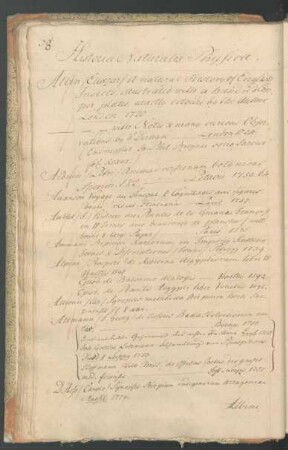 Historia naturalis, Physica, Chemia etc.