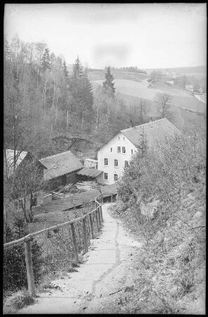 Barthmühle. Retaurant Barthmühle im Wilden Weißeritztal, 2002 beim Hochwasser zerstört
