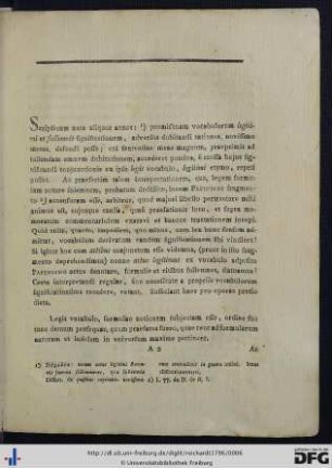 De Propria Vocabuli Legis Significatione.