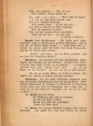 Furcht eines Verschwenders.