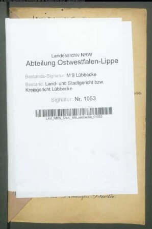 Erblasser: Rüting, Caroline Louise Charlotte: