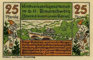Notgeld - 25 Pfennig