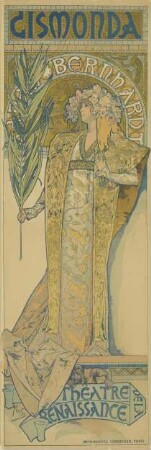 Gismonda Sarah Bernhardt Théatre de la Renaissance