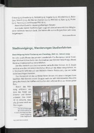 Stadtrundgänge, Wanderungen, Studienfahrten.