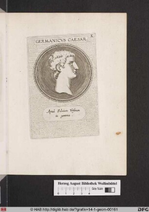 Porträt des Germanicus Caesar