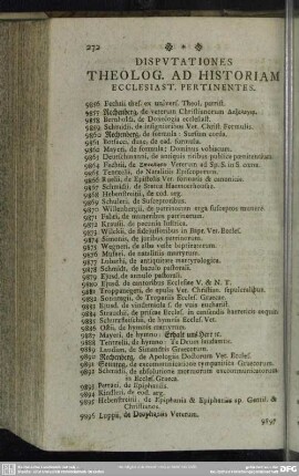 Disputationes Theolog. Ad Historiam Ecclesiast. Pertinentes.