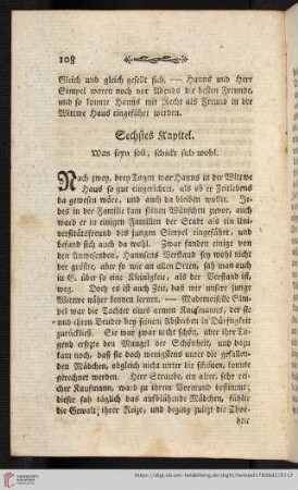 Sechstes Kapitel
