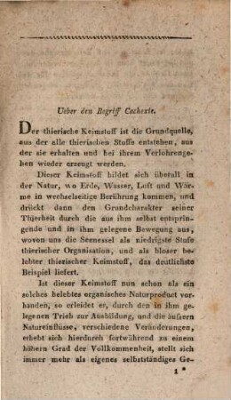 Über Cachexie : Inauguralabhandlung