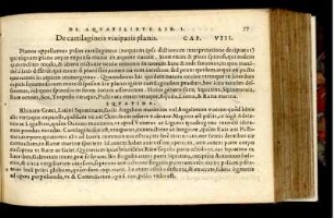 De cartilagineis viviparis planis Cap. VIII.