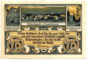 Notgeld der Stadt Eschershausen