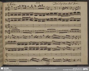 Adriano in Siria. Excerpts - Mus.1-F-82,14-8 : S, strings, bc