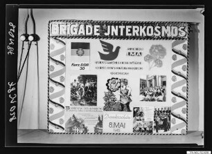 Wandzeitung der Brigade Interkosmos, Foto 1978