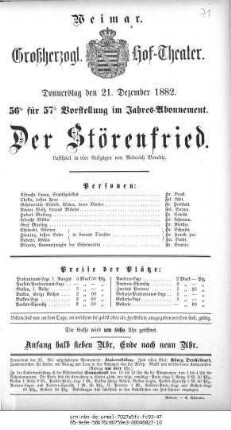 Der Störenfried