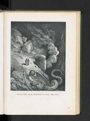 Aus den Illustrationen zu Dante. Holzschnitt.
