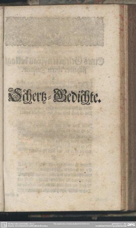 Schertz-Gedichte