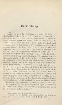 Vormerkung