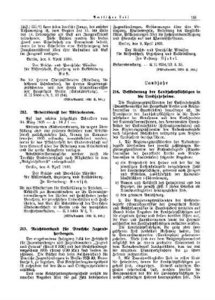 Arbeitsdienst der Abiturienten : [Körperliche Erziehung] ; [Amtliche Erlasse] ; [Amtlicher Teil]