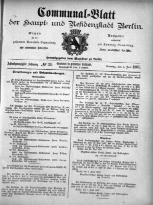1887,23: No. 23, 5. Juni 1887
