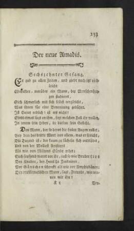 Sechszehnter Gesang