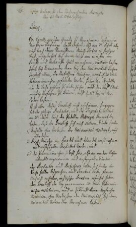 Bericht der Stadt Göttingen zu vorhergehendem Reskript.