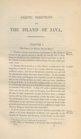 Sailing directions for the island of Java