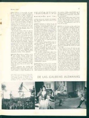 De las galerías alemanas